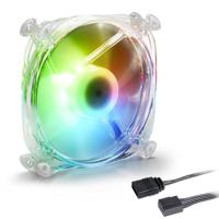 Sharkoon Shark Disc PWM PC-ventilator Transparant (b x h x d) 120 x 25 x 120 mm