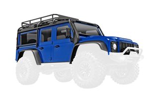 Traxxas - Body, Land Rover Defender, complete, blauw (TRX-9712-BLUE)