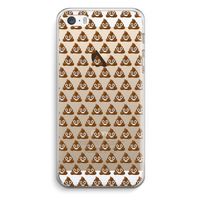Poop emoji: iPhone 5 / 5S / SE Transparant Hoesje