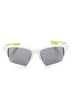 PUMA EYEWEAR lunettes de soleil oversize à plaque logo - Blanc