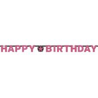 Happy Birthday Letterslinger Sparkling Pink