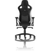 Noblechairs Epic Real Leather Black/White/Red