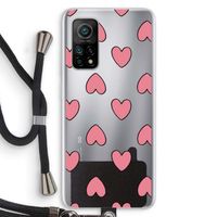 Ondersteboven verliefd: Xiaomi Mi 10T 5G Transparant Hoesje met koord