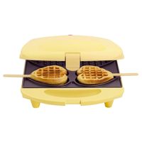 Bestron DSW271 wafelijzer 4 wafel(s) 780 W Geel - thumbnail