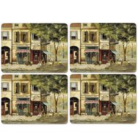 Placemat Parisian scenes, set van 4