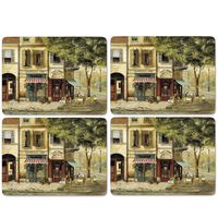 Placemat Parisian scenes, set van 4