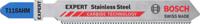 Bosch Accessoires Expert 'Stainless Steel' T 118 AHM decoupeerzaagblad 3-delig - 1 stuk(s) - 2608900561
