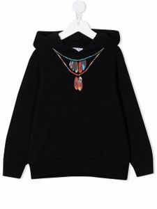 Marcelo Burlon County Of Milan Kids hoodie à imprimé graphique - Noir