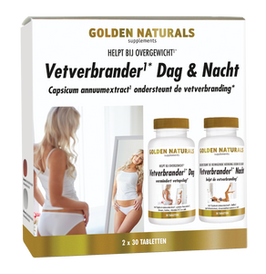 Golden Naturals Vetverbrander Dag & Nacht Tabletten