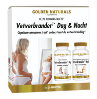 Golden Naturals Vetverbrander Dag & Nacht Tabletten - thumbnail