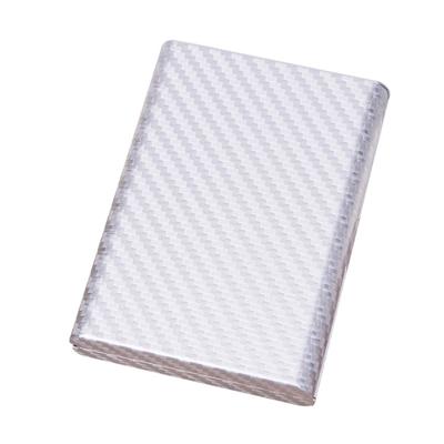 Aluminiumlegering Credit Card Bank kaartbeveiliging anti magnetische grote capaciteit kaarthouder (Carbon zilver)