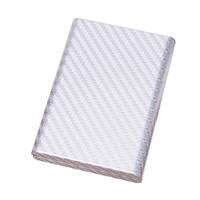 Aluminiumlegering Credit Card Bank kaartbeveiliging anti magnetische grote capaciteit kaarthouder (Carbon zilver)