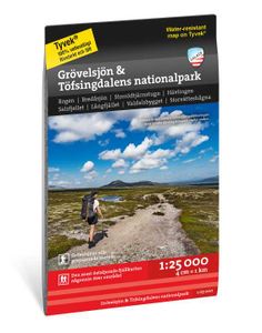 Wandelkaart Hoyfjellskart Grövelsjön & Töfsingdalens nationalpark | Zweden | Calazo