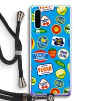 Fruitsticker: Huawei P30 Transparant Hoesje met koord