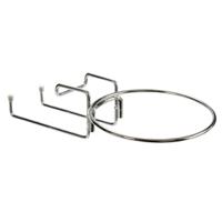 Wijnkoeler houder - metaal - wijn / champagne - zilver - RVS - tafel beugel