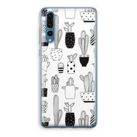 Cactusmotief: Huawei P20 Pro Transparant Hoesje Cactusmotief: Huawei P20 Pro Transparant Hoesje