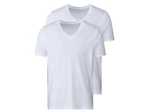 MEXX 2 heren T-shirts (Wit, V-hals, L)