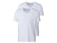 MEXX 2 heren T-shirts (Wit, V-hals, L)