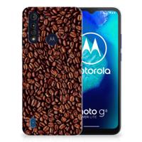 Motorola Moto G8 Power Lite | Siliconen Case | Koffiebonen