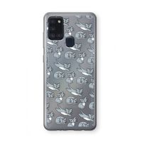 Poezen: Samsung Galaxy A21s Transparant Hoesje