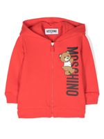 Moschino Kids hoodie à motif Teddy Bear - Rouge