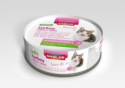 Smølke Soft Paté Kattenvoer Kalkoen 80gram