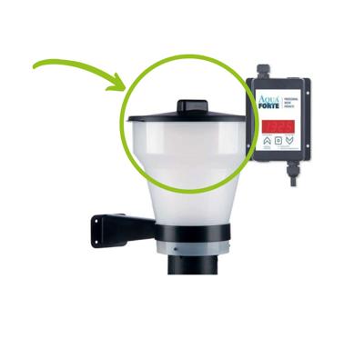 Aquaforte Deksel tbv Fish Feeder PP Zwart