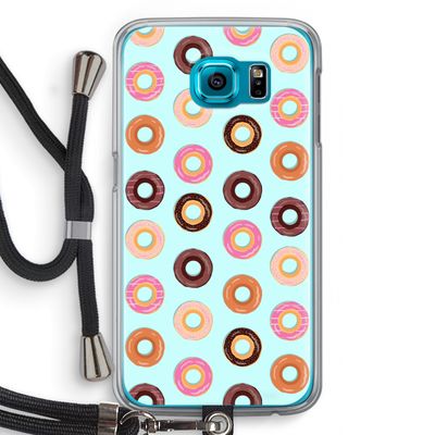 Donuts: Samsung Galaxy S6 Transparant Hoesje met koord