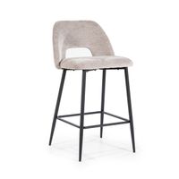 Eleonora Barstoel 'Esmee' kleur Beige (zithoogte 67.5cm)