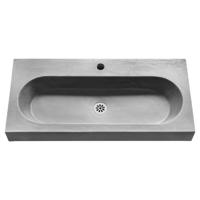 Differnz Somero wastafel 1 kraangat | beton | 80 cm