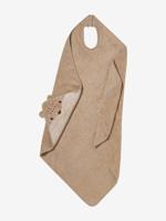 Badcape ouder/baby cappuccino