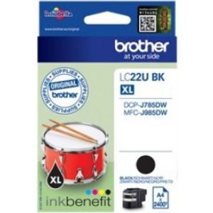 Brother LC-22UBK inktcartridge Origineel Hoog (XL) rendement Zwart