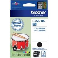 Brother LC-22UBK inktcartridge Origineel Hoog (XL) rendement Zwart - thumbnail