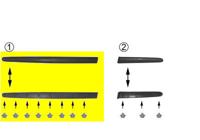 DEURSIERLIJST RECHTS (2/3-deurs ) ZWART 4028428