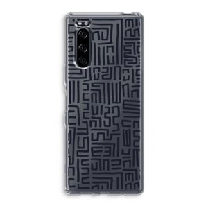 Moroccan Print: Sony Xperia 5 Transparant Hoesje
