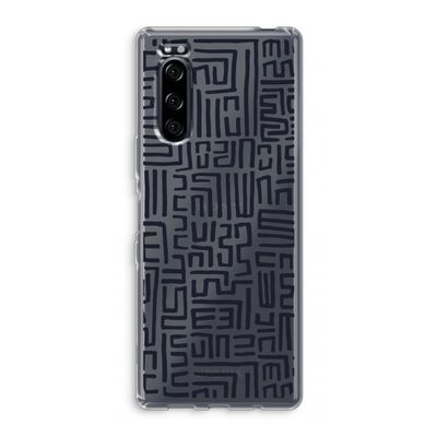 Moroccan Print: Sony Xperia 5 Transparant Hoesje