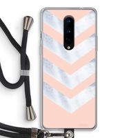 Marmeren pijlen: OnePlus 8 Transparant Hoesje met koord