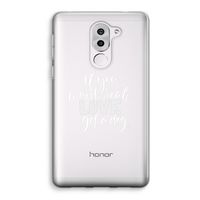 Partner in crime: Honor 6X Transparant Hoesje