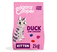 Edgard & Cooper graanvrij eend kitten kattenvoer 2kg