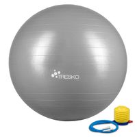 Yogabal Grijs 55 cm, Trainingsbal, Pilates, gymbal - thumbnail