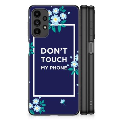 Samsung Galaxy A13 4G | Telefoon Hoesje | Flowers Blue DTMP