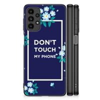 Samsung Galaxy A13 4G | Telefoon Hoesje | Flowers Blue DTMP