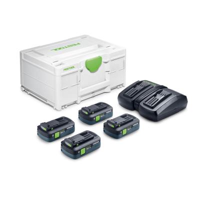 Festool SYS 18V 4xTBX4/TCL6DUO Energie-set in Systainer - 578823