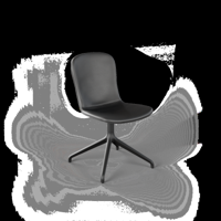 Chair no. One S1 Black Swivel - TERRA Black - SACKit