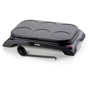 Domo DO8709P crepe maker 6 crêpe(s) 1000 W Zwart