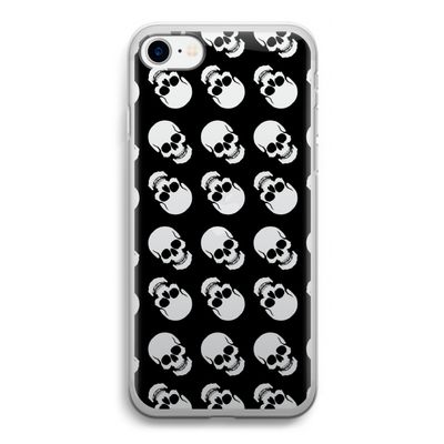 Musketon Skulls: iPhone SE 2020 Transparant Hoesje