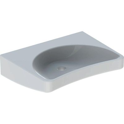 Geberit 300 Comfort Paracelsus rolstoelwastafel zonder kraangat zonder overloop 64x49x18cm inclusief KeraTect wit s8309600001g