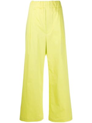 Jejia pantalon ample à taille élastique - Jaune