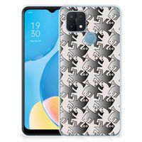 OPPO A15 TPU Hoesje Salamander Grey