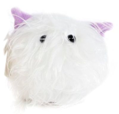 Toys Amsterdam knuffel Glamour Ball junior 10 cm pluche wit Toys Amsterdam knuffel Glamour Ball junior 10 cm pluche wit